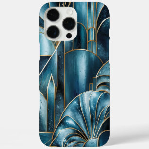 Elegant Copper   Feminine Opulent Teal Gold iPhone 16 Pro Max Case