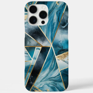 Elegant Copper Feminine Opulent Teal Gold iPhone 16 Pro Max Case