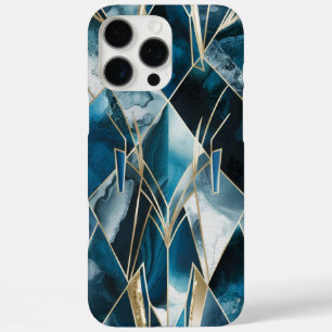 Elegant Copper Feminine Opulent Teal Gold iPhone 16 Pro Max Case
