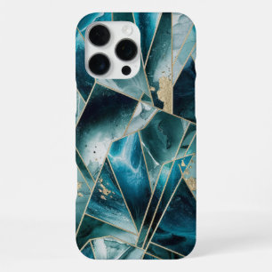 Elegant Copper Feminine Opulent Teal Gold iPhone 16 Pro Max Case