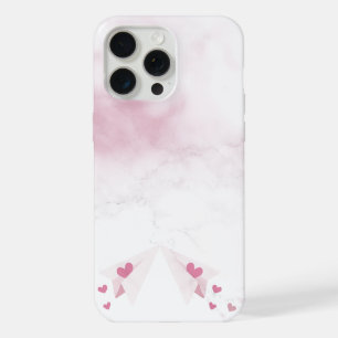 Elegant Copper   Girly Rose Gold Marble iPhone 15 Pro Max Case