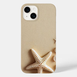 Elegant Copper   Girly star fish Case-Mate iPhone 14 Case