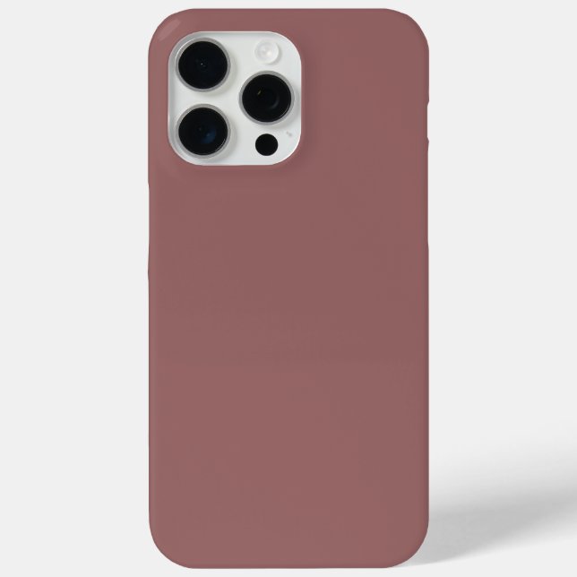 Elegant Copper Rose Dark Chestnut Brownish Pink Case-Mate iPhone Case (Back)