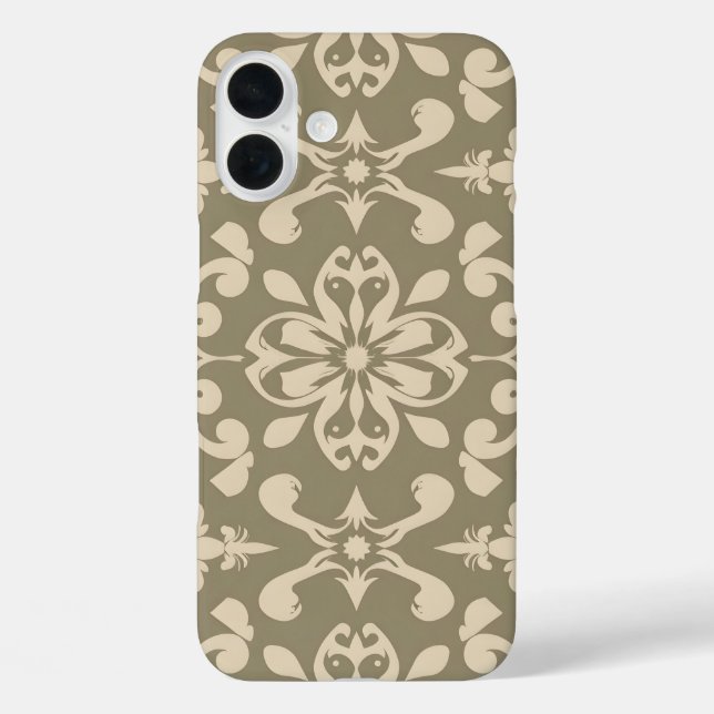 Elégant Coque iPhone16 symétrique - Doux Color Dig (Verso)