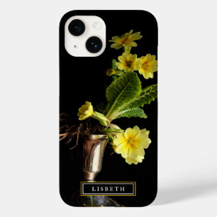 Élégant coque iphone Floral Jaune
