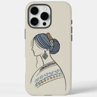 Élégant coque iphone ukrainien d'art populaire