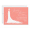 Elegant Coral and Pink Wedding Gown Bridal Shower