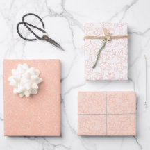 Elegant coral turtle pattern birthday party