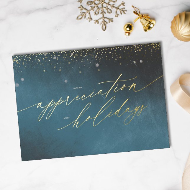 Elegant corporate Foil Holiday Card (Creator Uploaded)