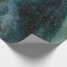 Elegant Cosmos Galaxy Watercolor Fine Art