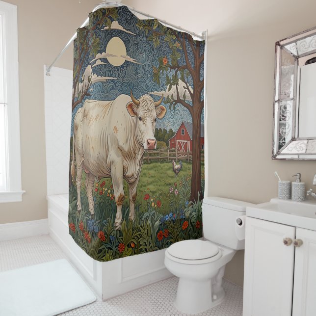 Elegant country chic boho cow farm (In Situ)