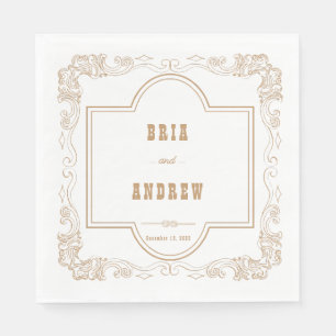 Elegant Country Wedding Napkin