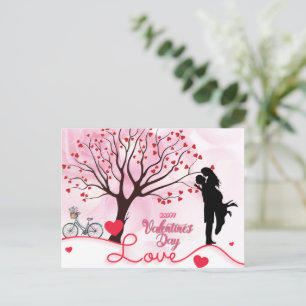 Elegant Couple Lover Valentine's Day  Postcard