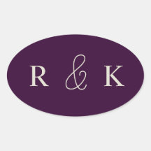 Elegant couples monogrammed