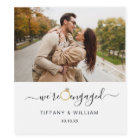 Elegant Couples Photo we're engaged 