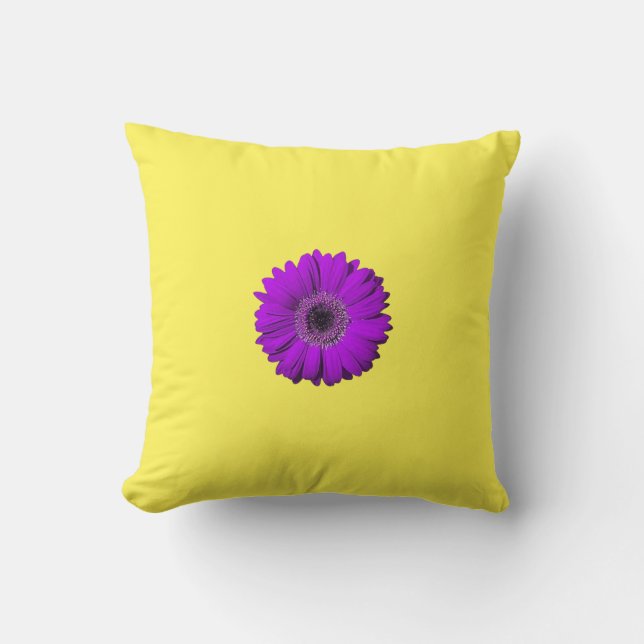 Élégant Coussin d'accentuation florale pour décor  (Recto)