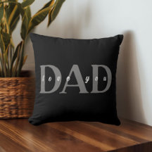 Élégant Coussin DAD Love You Noir