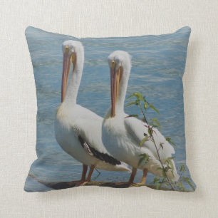 Élégant Coussin des Pélicans