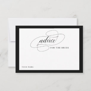 Elegant Couture   Advice for the Bride Card