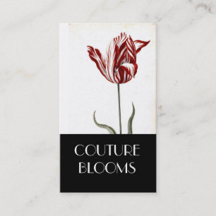 Elegant Couture Florist Business Card