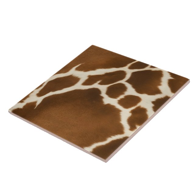 Elegant Cow Faux Leather Modern Collection Tile (Side)