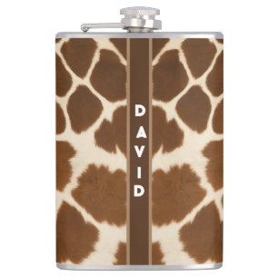 Elegant Cow Faux Leather Popular Collection Hip Flask