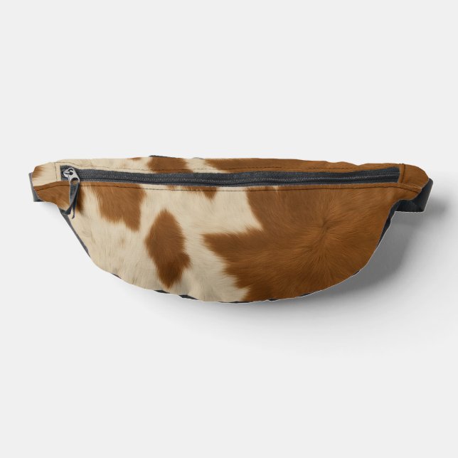 Elegant Cow Faux Leather Trendy Collection Fanny Pack (Lay Down)