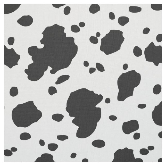 Elegant Cow Print Fabric (Swatch)