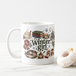 Elegant Cozy Winter Custom Coffee Mug