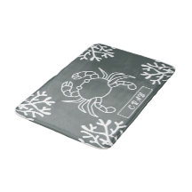 Elegant Crab with Under Sea Leaf Grey