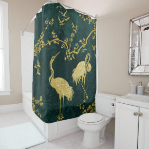 Elegant Cranes Art Pattern Colourful Crane Birds