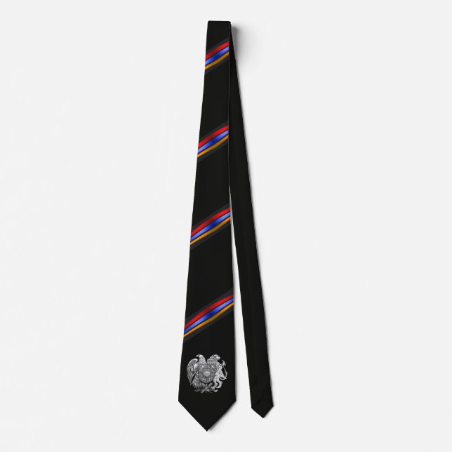 Élégant Cravate Tricolor (Devant)