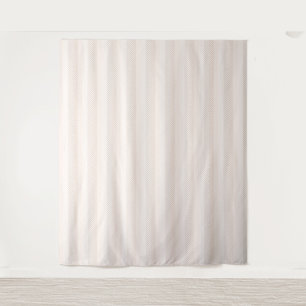Elegant Cream Herringbone Zig Zag Tapestry