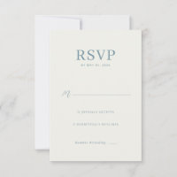 Elegant Cream RSVP Card