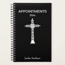 Elegant Cross Faith "Appointments" Black & White