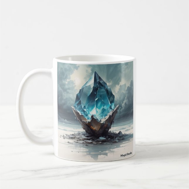 Elegant Crystal Mug (Left)