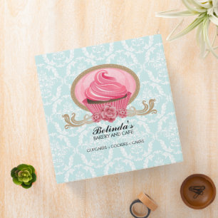 Elegant Cupcake Bakery 2 Inch Binder