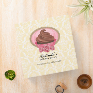 Elegant Cupcake Bakery 2 Inch Binder