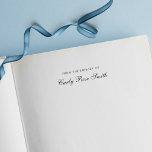 Elegant Cursive Classic From The Library Of Self-inking Stamp<br><div class="desc">Elegant Cursive Classic From The Library Of Self Inking Rubber Stamp that is easy to personalize. Great stamp for your books. Personalize it by replacing the placeholder text with your name. For more options such as to change the font and it's size click the "Customize it" button. *Please note that...</div>