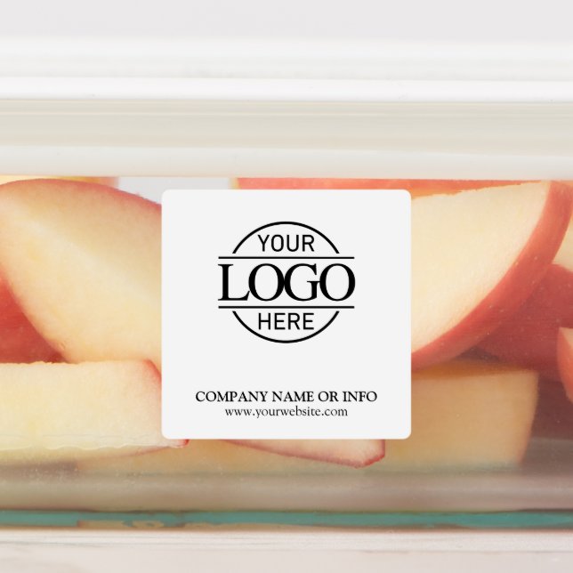 Elegant Custom Black & White Company Business Logo (Affixed)