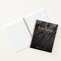 Elegant Custom Branding Spiral Notebook