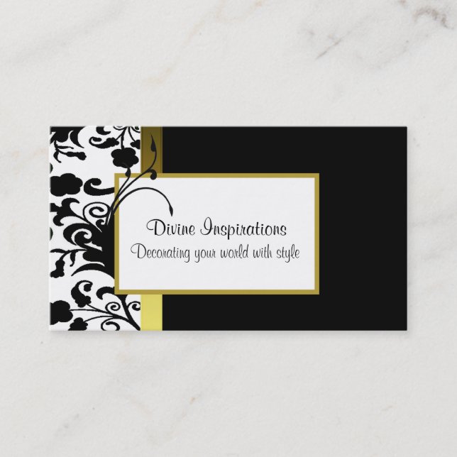 Elegant Custom Business Card (Front)