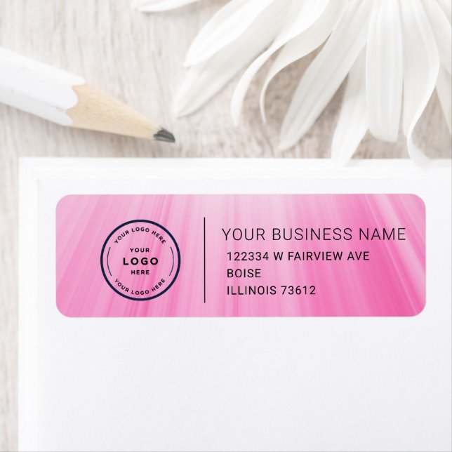 Elegant Custom Business Return Address Label (Insitu)