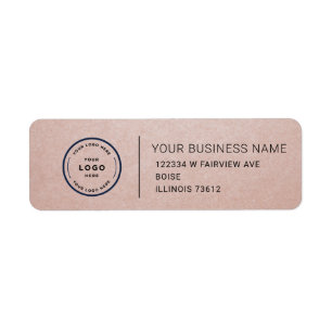 Elegant Custom Business Return Address Label