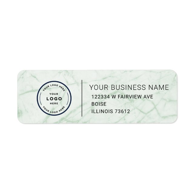 Elegant Custom Business Return Address Label (Front)