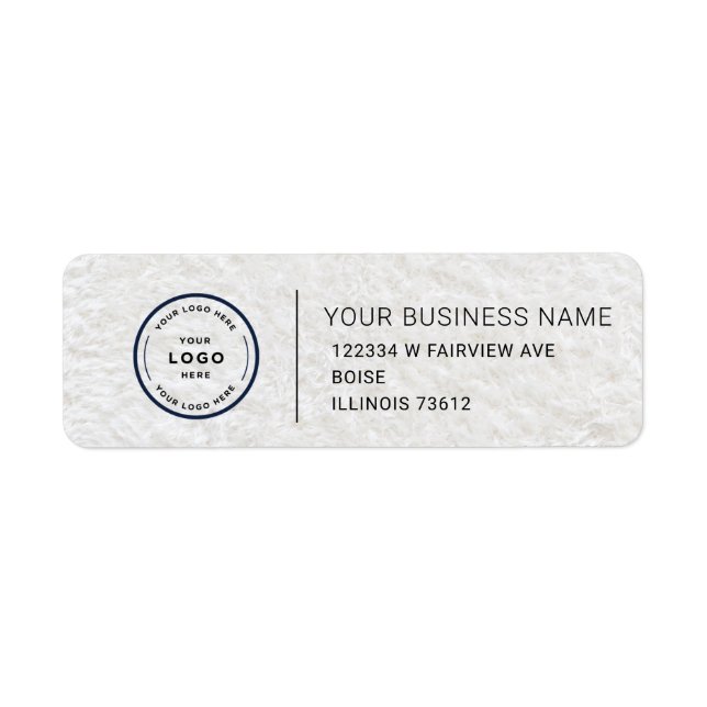 Elegant Custom Business Return Address Label (Devant)