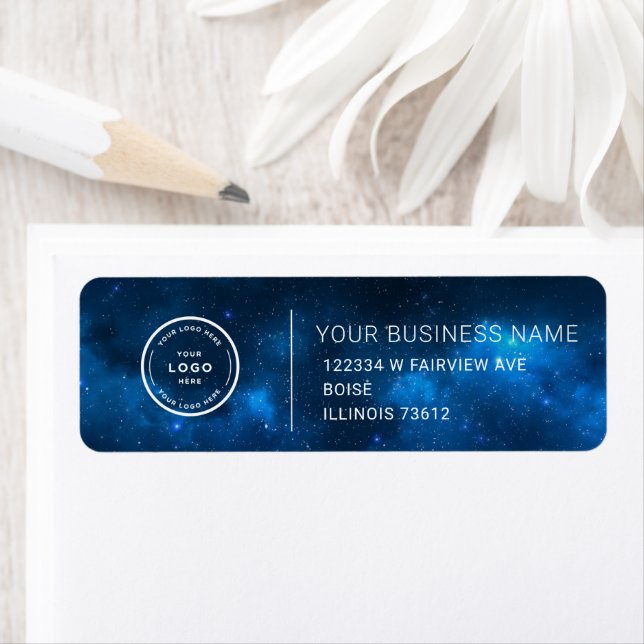 Elegant Custom Business Return Address Label (Insitu)