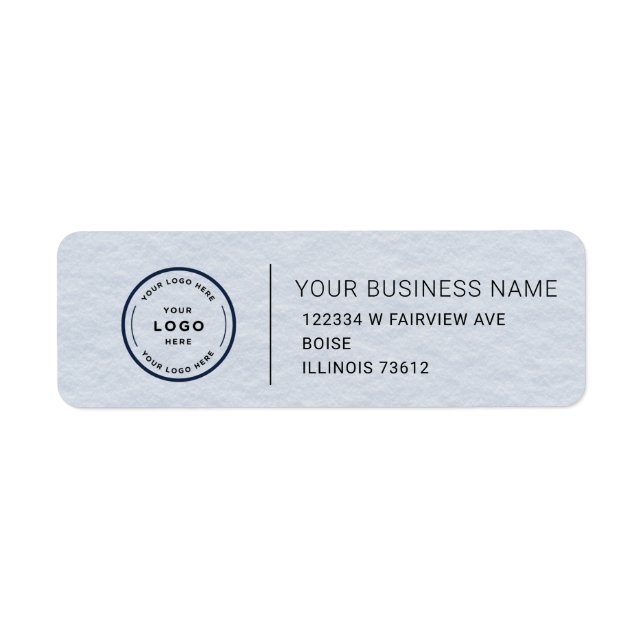 Elegant Custom Business Return Address Label (Devant)