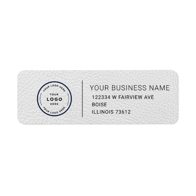 Elegant Custom Business Return Address Label (Devant)