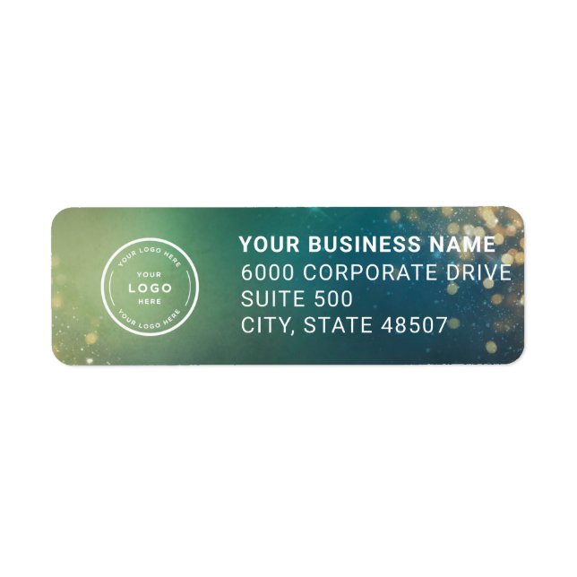 Elegant Custom Business Return Address Label (Front)